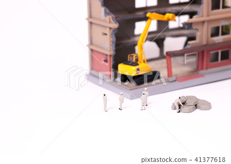 Construction of demolition construction heavy machinery 41377618