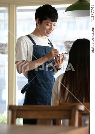Cafe clerk men Cafe clerk men 41377745