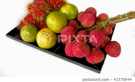 Fruit, Rambutan, Papaya, Citrus Fruit, Coconut 41378644
