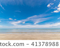 Tropical beach Sea,Sand and summer day 41378988
