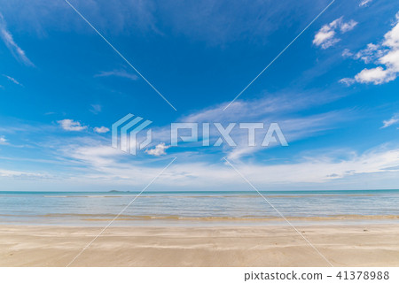 Tropical beach Sea,Sand and summer day 41378988