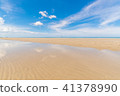 Tropical beach Sea,Sand and summer day 41378990