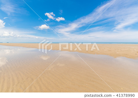 Tropical beach Sea,Sand and summer day 41378990