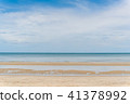 Tropical beach Sea,Sand and summer day 41378992