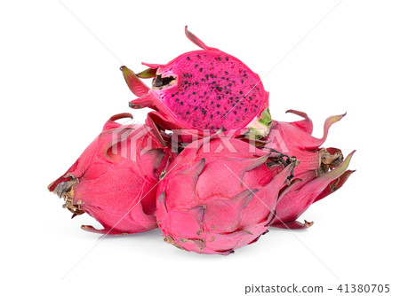 red dragonfruit isolated on white background 41380705
