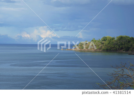 Ross Island as seen from Port Blair, Andaman Ross Island as seen from Port Blair, Andaman 41381514