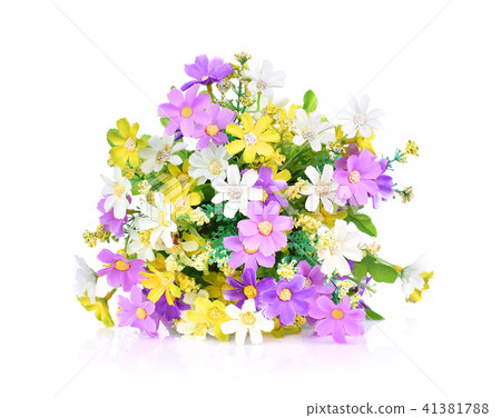 Artificial flower isolated on a white background. 41381788