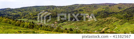 panorama of the Carpathian mountains 41382567