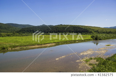 river at the Carpathian forest 41382575