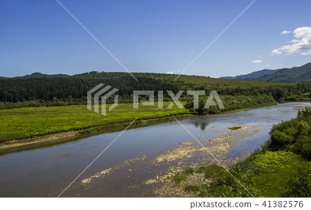river at the Carpathian forest 41382576