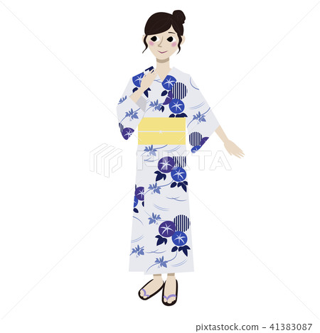 Yukata婦女例證 Yukata婦女例證 41383087