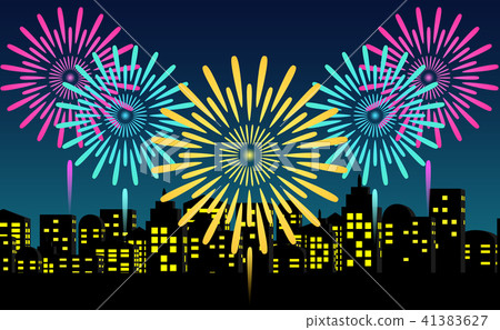 Urban Fireworks 41383627