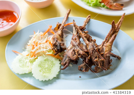 泰國菜:Duck's beaked fried Pete 泰國菜:Duck's beaked fried Pete 41384319