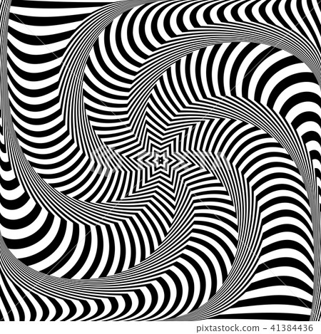 Abstract op art design. Lines texture. 41384436
