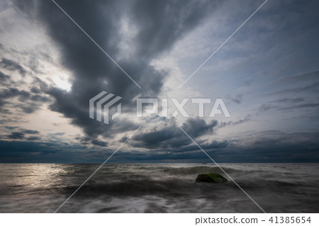 Stones on shore of the Baltic Sea 41385654