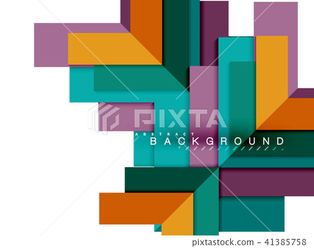 Multicolored abstract geometric shapes, geometry background for web banner Multicolored abstract geometric shapes, geometry background for web banner 41385758