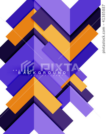 Multicolored abstract geometric shapes, geometry background for web banner Multicolored abstract geometric shapes, geometry background for web banner 41385887
