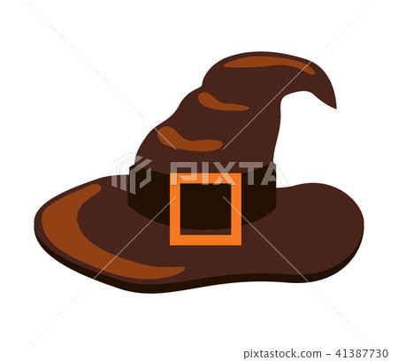 Closeup of Icon of Witch Hat Vector Illustration Closeup of Icon of Witch Hat Vector Illustration 41387730