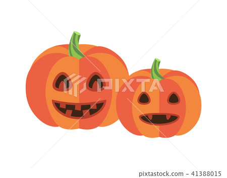 Pumpkins with Triangular Eyes and Sharp Canines Pumpkins with Triangular Eyes and Sharp Canines 41388015
