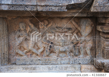Sculpture depicting woman in a yogic pose Sculpture depicting woman in a yogic pose 41388667