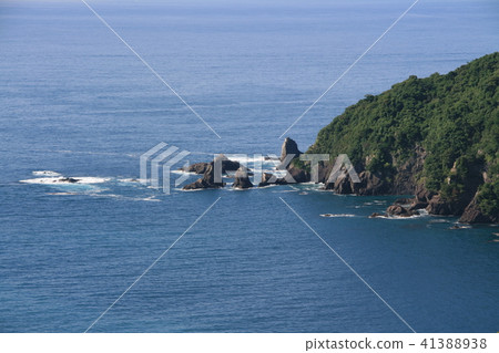 Scenery from Yokonami Skyline in Kochi Prefecture Scenery from Yokonami Skyline in Kochi Prefecture 41388938