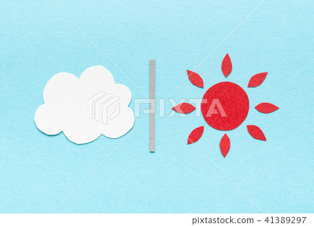 Weather Mark Weather forecast Cloudy sometimes sunny 41389297