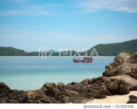 fishing boat in sea fishing boat in sea 41389306