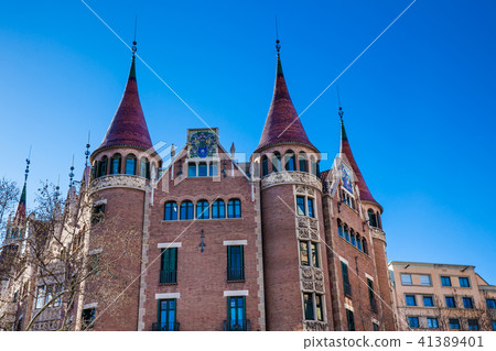 Casa de les Punxes in Barcelona Spain Casa de les Punxes in Barcelona Spain 41389401