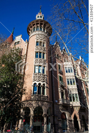 Casa de les Punxes in Barcelona Spain Casa de les Punxes in Barcelona Spain 41389407