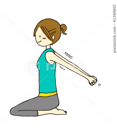 Shoulder / arm stretch 41390605