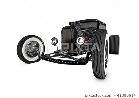 Hot Rod 3D render 41390614