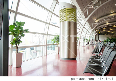 Korea Jeju International Airport departure lobby Korea Jeju International Airport departure lobby 41391291