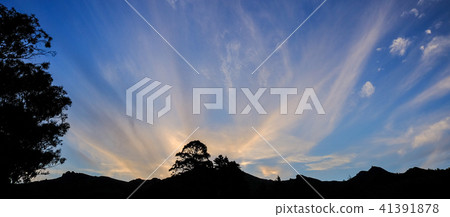 Sunset sky background Sunset sky background 41391878