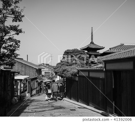 Ancient town in Kyoto, Japan 41392006