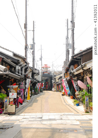 Emotional cityscape of Nagahama Gobo Omotesando in Shiga Emotional cityscape of Nagahama Gobo Omotesando in Shiga 41392011