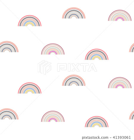 Arc abstract shapes seamless vector pattern. Arc abstract shapes seamless vector pattern. 41393061