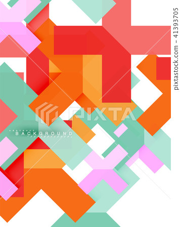 Multicolored abstract geometric shapes, geometry background for web banner Multicolored abstract geometric shapes, geometry background for web banner 41393705