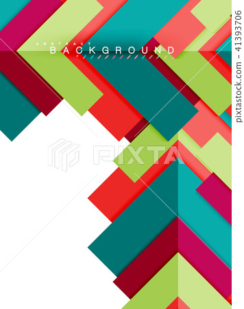 Multicolored abstract geometric shapes, geometry background for web banner Multicolored abstract geometric shapes, geometry background for web banner 41393706