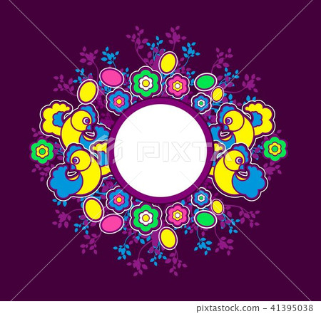 Happy easter deco Happy easter deco 41395038