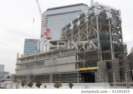 Yomiuri TV new office building under construction 41395855