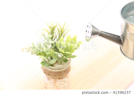 Plants (artificial flowers) and rainwater dew 41396237