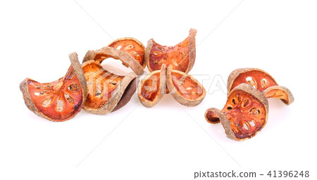 Dry bael fruit isolated on white background 41396248