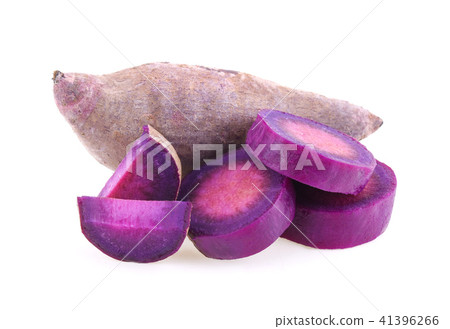 Purple sweet potato isolated on white background Purple sweet potato isolated on white background 41396266