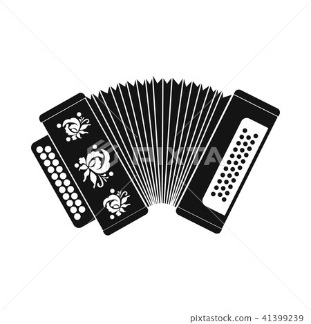 Accordion icon, simple style Accordion icon, simple style 41399239
