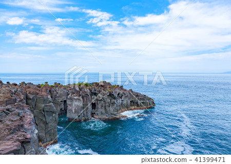 Shiogasaki海岸,Jokesaki海岸,在Kisaki岸的城堡 Shiogasaki海岸,Jokesaki海岸,在Kisaki岸的城堡 41399471