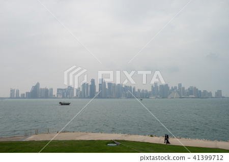 Scenery of the building group of Doha Scenery of the building group of Doha 41399712