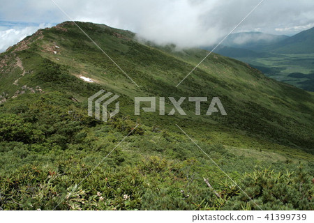Road to the summit of Mt. Soba Summer July 41399739