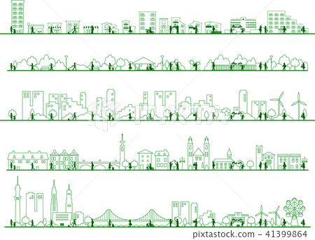 Townscape set 41399864