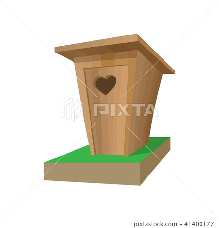 Wooden toilet cartoon icon 41400177