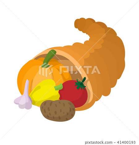Cornucopia cartoon icon 41400193